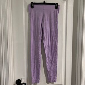 Old Navy Womens Sports Running Gym Leggings Cotton Stretch Purple Size Small‎